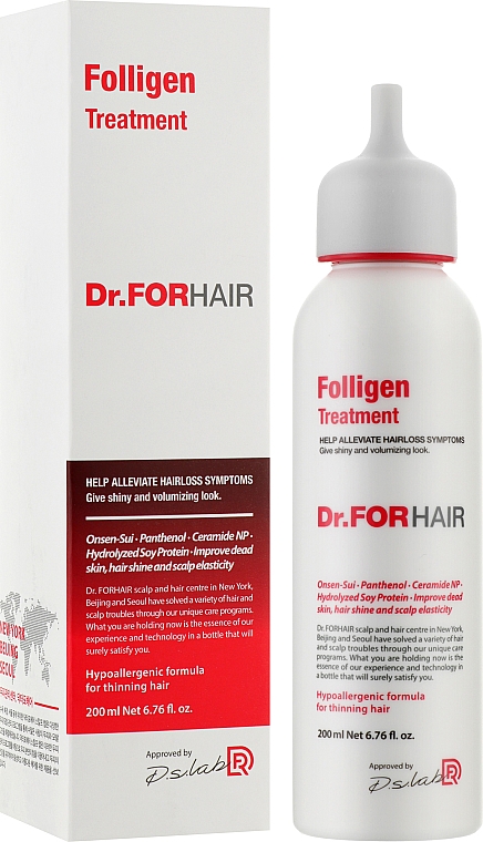 Зміцнювальна маска проти випадання волосся                    - Dr.FORHAIR Folligen Treatment — фото N2