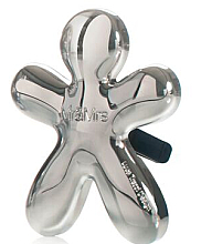 Mr&Mrs Fragrance NIKI Pure Metal Silver - Ароматизатор для авто — фото N1