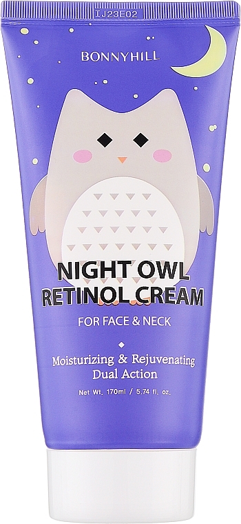 Крем для лица и шеи с ретинолом - Bonnyhill Night Owl Retinol Cream — фото N1