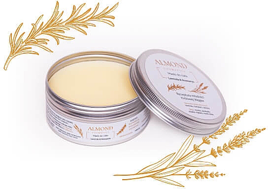 Масло для тела "Лаванда и розмарин" - Almond Cosmetics Lavender & Rosemary Body Butter — фото N1