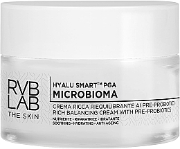 Насыщенный питательный и восстанавливающий крем для сухой, чувствительной кожи - RVB LAB Microbioma Rich Balancing Cream With Pre-Probiotics — фото N1