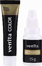 Venita Professional Henna Color Cream Eyebrow Tint Cream Goji Extract - Крем-фарба для фарбування брів з хною — фото N2
