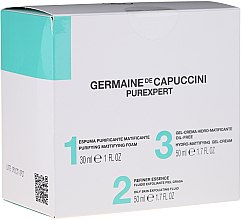 Набір - Germaine de Capuccini Purexpert Special Set 1-2-3 Oily (f/foam/30ml + fluid/50ml + f/gel/50ml) — фото N1