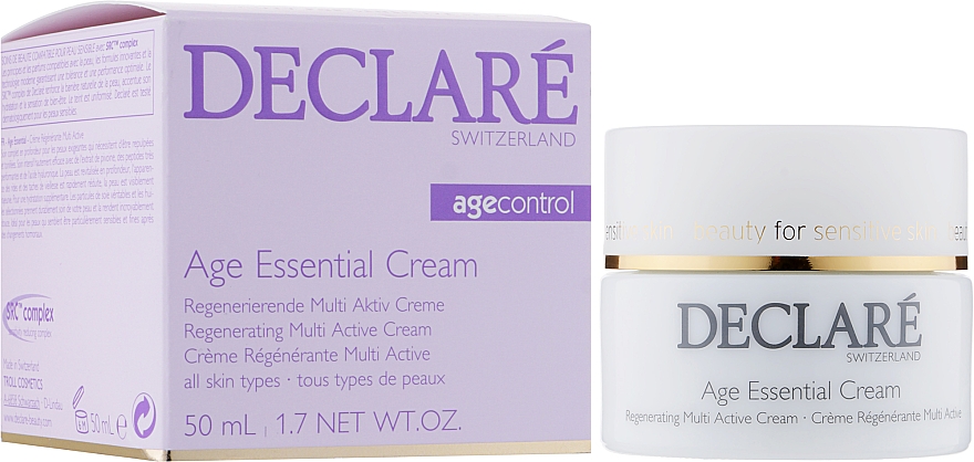 Антивіковий крем на основі екстракту півонії  - Declare Age Control Age Essential Cream — фото N2