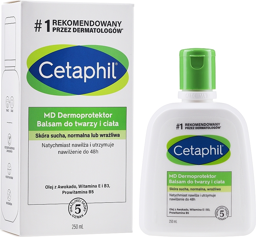 Увлажняющий лосьон для лица и тела - Cetaphil MD Dermoprotektor — фото N2