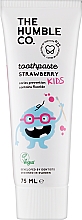 Натуральная зубная паста "Детская со вкусом клубники" - The Humble Co. Natural Toothpaste Kids Strawberry Flavor — фото N1