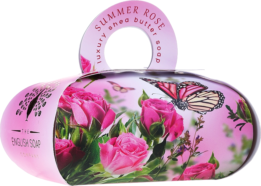 Мыло "Летняя роза" - The English Soap Company Summer Rose Gift Soap — фото N1