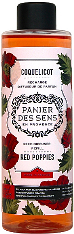 Рефіл для дифузора "Червоний мак" - Panier Des Sens Red Poppies Diffuser Refill — фото N1