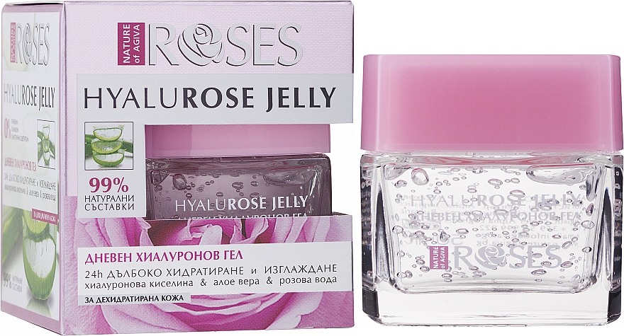 Гіалуроновий гель для обличчя - Nature of Agiva Roses Day Hyalurose Jelly — фото N4