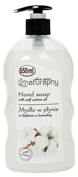 Рідке мило для рук з олією бавовни - Bluxcosmetics Naturaphy Hand Soap — фото N1