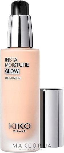 УЦІНКА Тональна основа із сяючим фінішем - Kiko Milano Instamoisture Glow Foundation * — фото N1