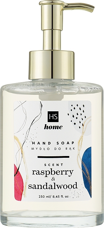 Мыло жидкое "Малина и сандал" - HiSkin Home Hand Soap Raspberry & Sandalwood — фото N1