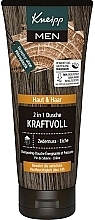 Парфумерія, косметика Гель для душу та шампунь 2 в 1 - Kneipp Kraftvoll Cedar Nut & Oak