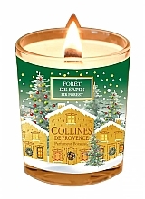 Парфумерія, косметика Ароматична свічка "Ялиновий ліс" - Collines de Provence Christmas Fir Forest Candle