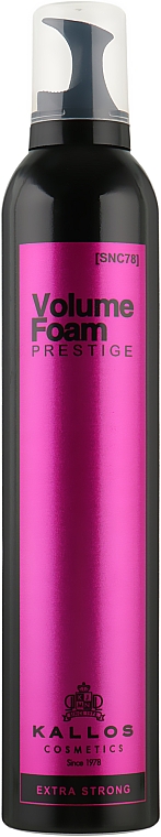 Профессиональная пена для придания объема - Kallos Cosmetics Prestige Extra Strong Hold Professional Volume — фото N1
