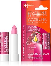 Парфумерія, косметика Бальзам для губ "Гранат" - Eveline Cosmetics Lip Therapy Proffesional Vaseline Lip Balm