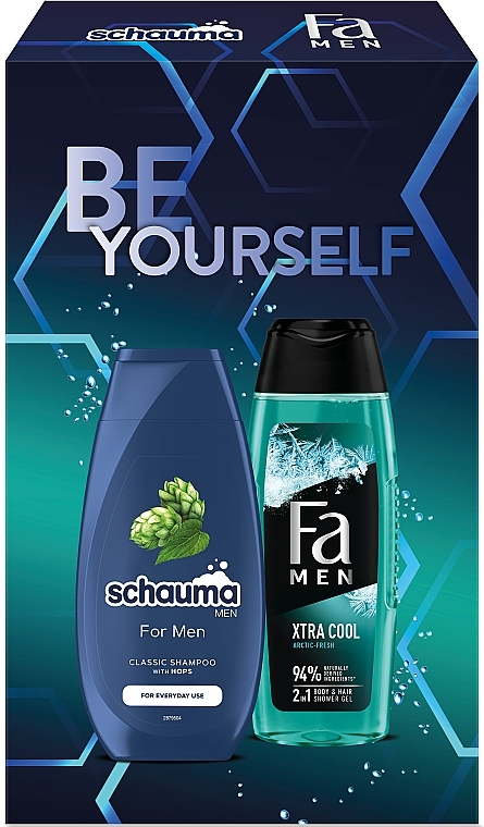 Набір "For Men. Be Yourself" - Schauma & Fa (shm/250ml + sh/gel/250ml) — фото N3