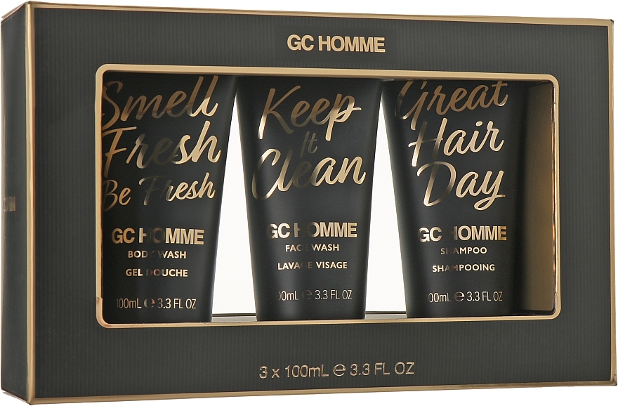 УЦЕНКА Набор - Grace Cole GC Homme Confidence (sh/gel/100ml + shm/100ml + gel/100ml) * — фото N2