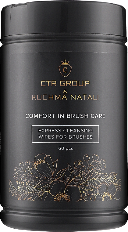 Салфетки для очищения кистей - CTR Comfort In Brush Care