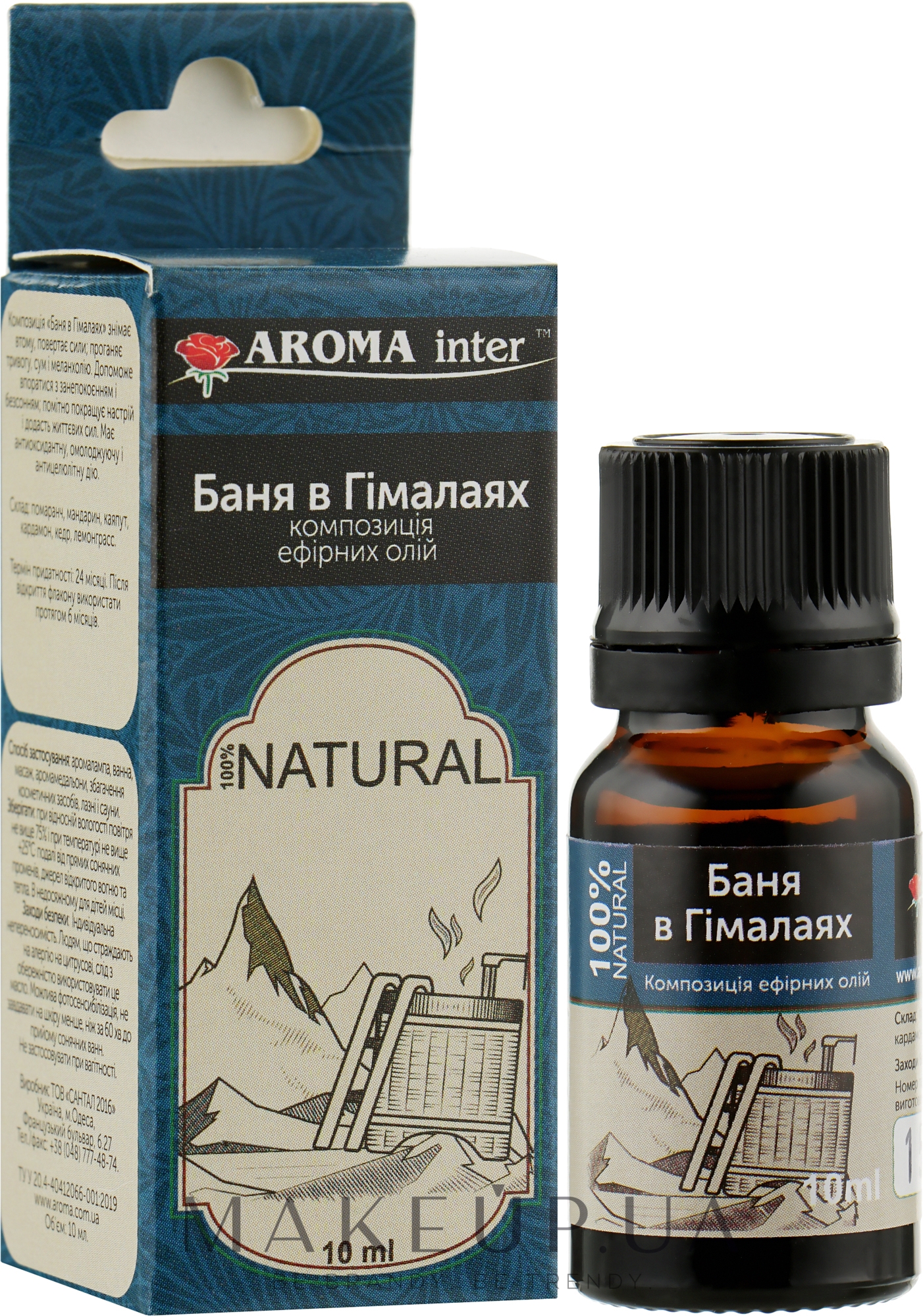 Композиція ефірних олій "Лазня в Гімалаях" - Aroma Inter — фото 10ml