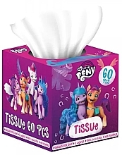 Духи, Парфюмерия, косметика Бумажные салфетки для детей, 60 шт - My Little Pony Tissue