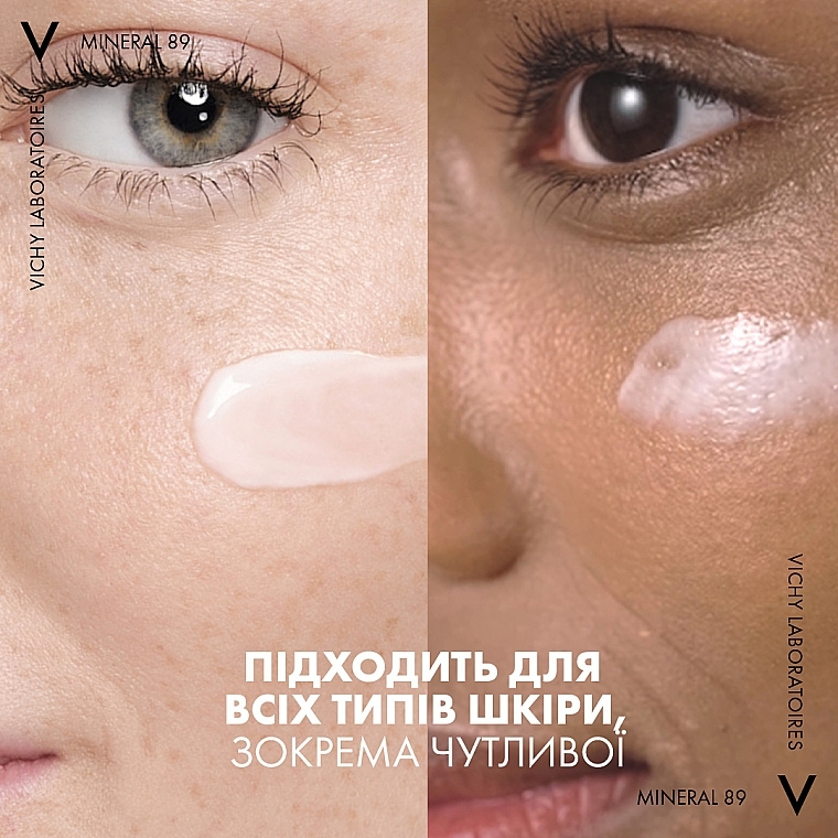 Щоденний зволожувальний сонцезахисний флюїд для шкіри обличчя, SPF 50+ - Vichy Mineral 89 72H Moisture Boosting Daily Fluid SPF 50+ — фото N8