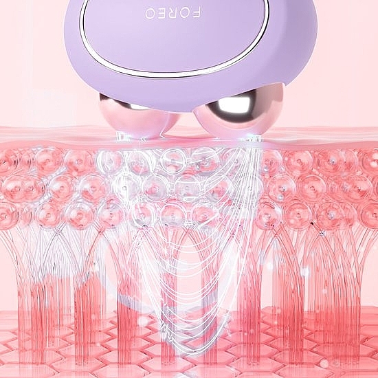 Микротоковый аппарат для лица - Foreo Bear 2 Advanced Microcurrent Full-Facial Toning Device Lavender — фото N4