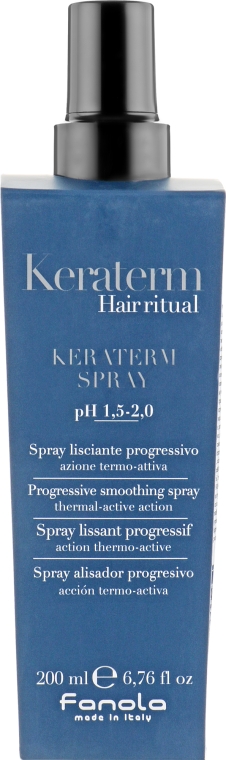 Спрей для реконструкції пошкодженого волосся - Fanola Keraterm Spray