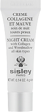 Парфумерія, косметика Крем нічний підтягувальний - Sisley Creme Collagene Et Mauve Botanical Night Cream (пробник)