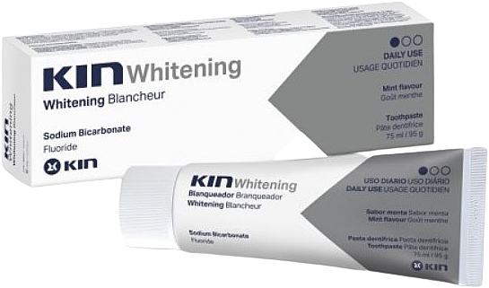 Зубна паста "Відбілювальна" - Kin Whitening Toothpaste — фото N1