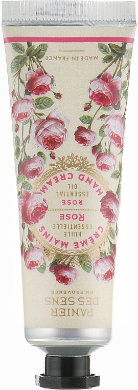 Подарунковий набір "Троянда" - Panier Des Sens Rose Cracker (h/cream/30ml + lip/balm/15ml) — фото N3