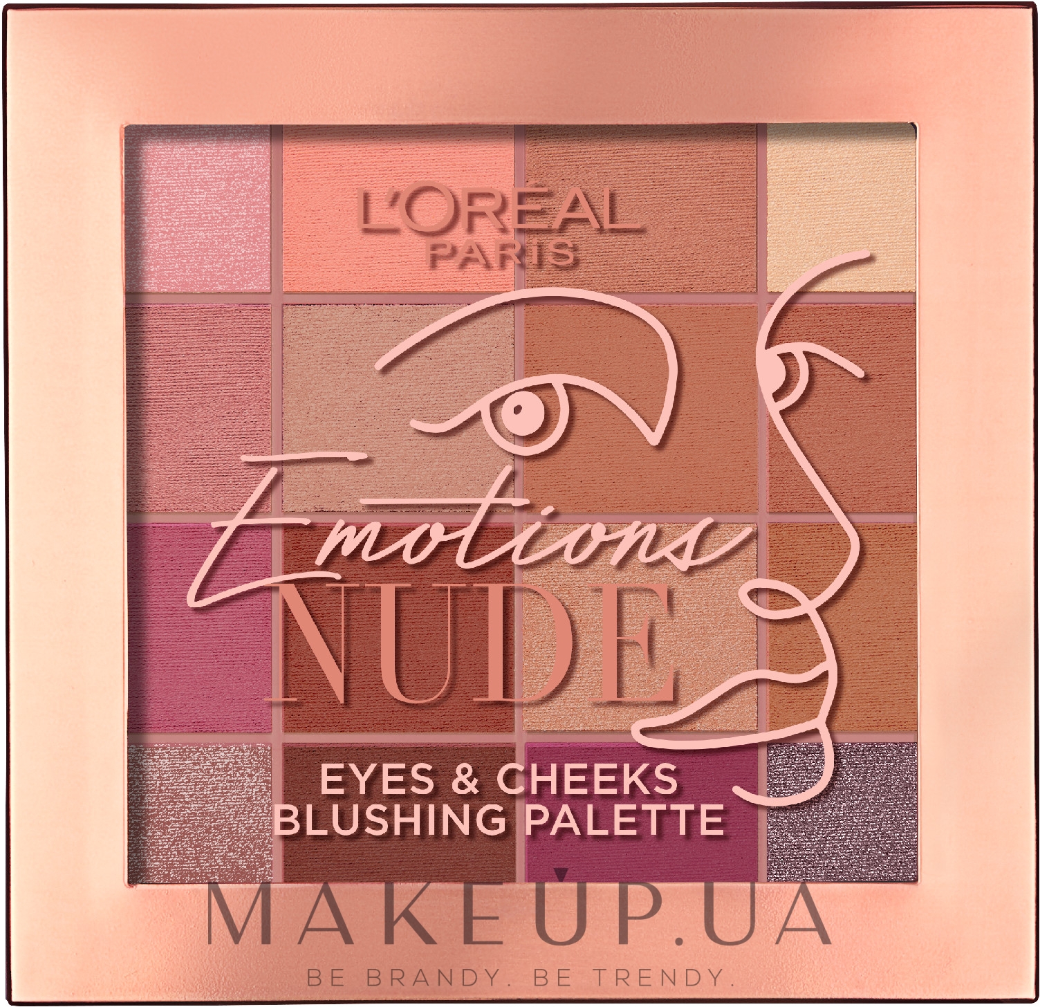 L`Oréal Paris Emotions of Nude - Палетка теней для век и румян для лица:  купить по лучшей цене в Украине | Makeup.ua