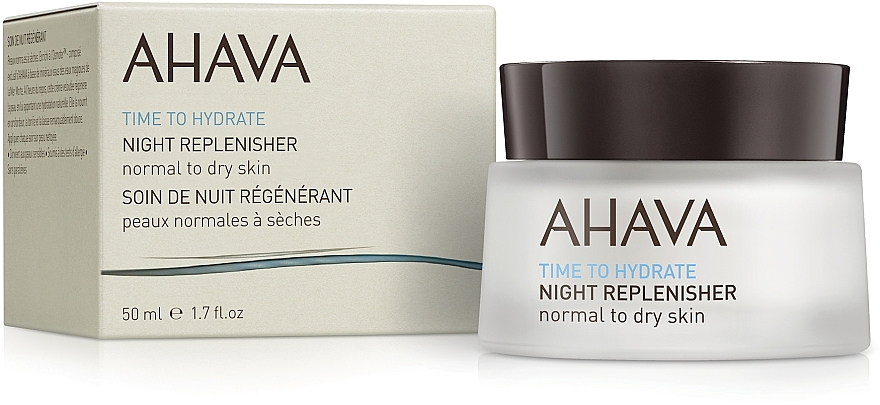 УЦІНКА Нічний живильний крем - Ahava Time To Hydrate Night Replenisher Normal to Dry Skin * — фото N2