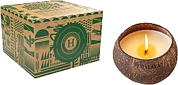 Парфумерія, косметика Ароматична свічка "Лемонграс" - Himalaya dal 1989 Handmade Vegetable Candle In A Coconut Shell