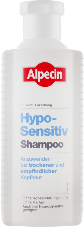 Шампунь для сухої та чутливої шкіри голови - Alpecin Hypo-Sensitive Shampoo — фото N1