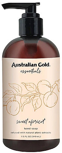 Жидкое мыло для рук "Сладкий абрикос" - Australian Gold Essentials Liquid Hand Soap Sweet Apricot — фото N1