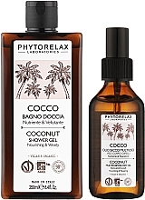 Набор - Phytorelax Laboratories Coconut (sh/gel/250ml + oil/100ml) — фото N2