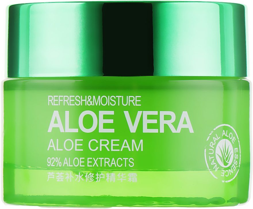 Крем-гель "Алоэ Вера" для лица и шеи - Bioaqua Aloe Vera Cream  — фото N2