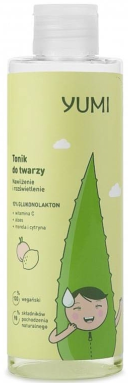 Тоник для лица, 10% глюконолактон - Yumi Face Tonic — фото N1