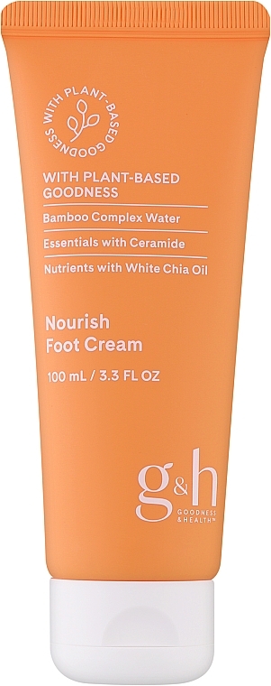 Живильний крем для ніг - Amway G&H Goodness & Health Nourish Foot Cream — фото N1