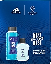 Духи, Парфюмерия, косметика Adidas UEFA 9 Best Of The Best - Набор (aft/shave/100ml + sh/gel/250ml)