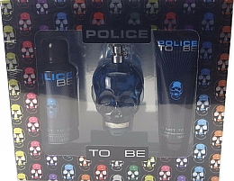 Парфумерія, косметика Police To Be Men Set - Набір (edt/125ml + sh/gel/100ml + deo/150ml)