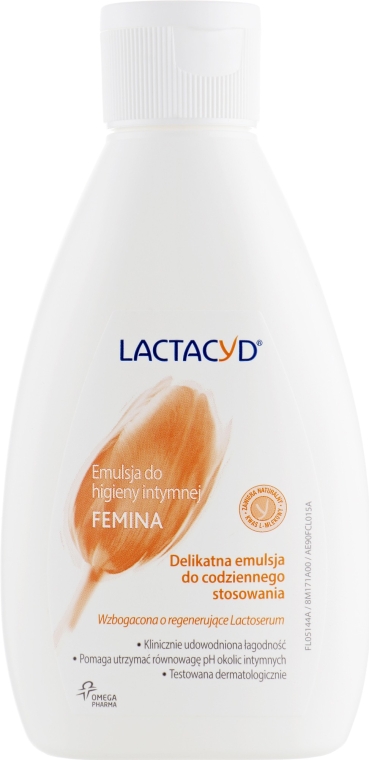 Засіб для інтимної гігієни без дозатора - Lactacyd Femina — фото N2