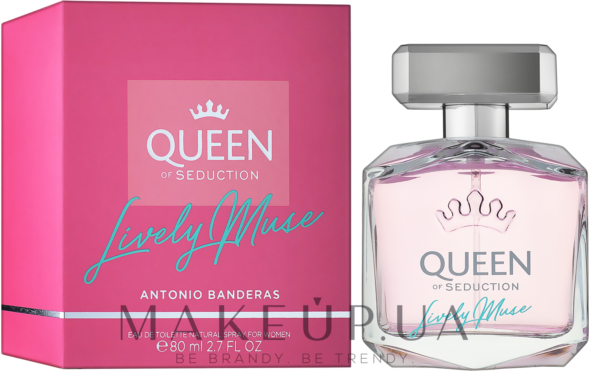 Antonio Banderas Queen of Seduction Lively Muse - Туалетная вода  — фото 80ml