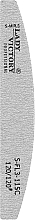 Духи, Парфюмерия, косметика Пилка S-FL3-115C с наждачным напылением, "Полукруг", серая - Lady Victory