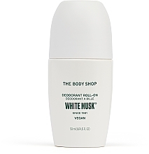 Духи, Парфюмерия, косметика Шариковый дезодорант "White Musk" - The Body Shop White Musk Vegan Deodorant Roll-On