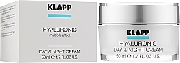 Крем "Гіалуронік" для денного та нічного застосування - Klapp Hyaluronic Day & Night Cream — фото N2