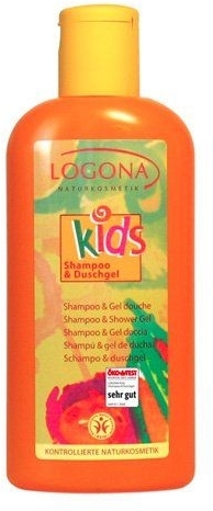 Шампунь для волос и Гель для душа 2в1 детский - Logona Babycare Shampoo & Shower Gel