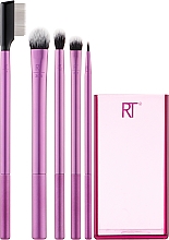 Набор кистей для макияжа, 91534, фиолетовый - Real Techniques Enhanced Eye Set — фото N1
