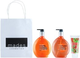 Духи, Парфюмерия, косметика Набор "Орех макадамии" - Mades Cosmetics Pure Macadamia Nut (sh/gel/300ml + b/lot/300ml + h/cr/100ml)